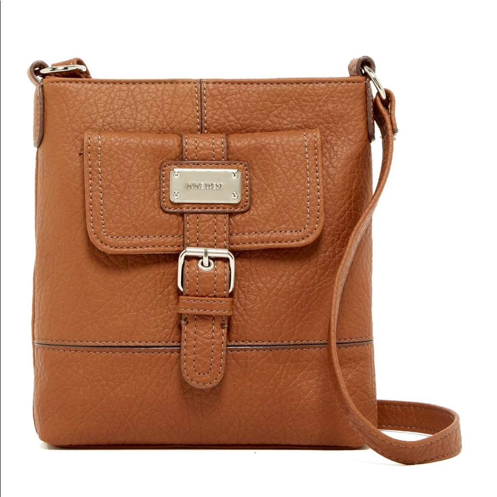 NEW Nine West Brown Rocky Crossbody Purse